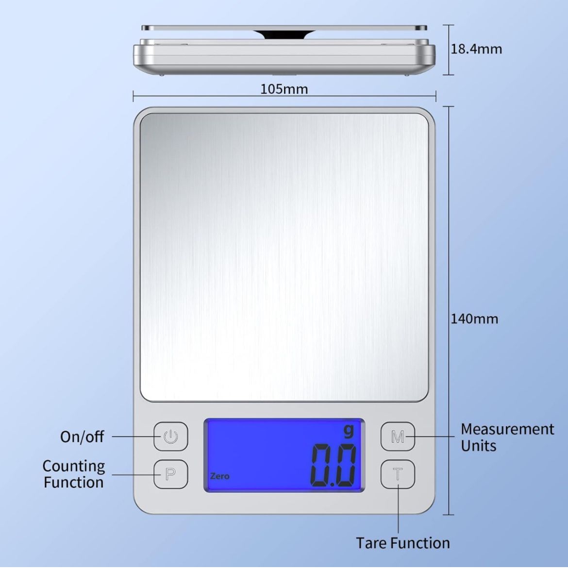 High Precision Digital Kitchen Scale 