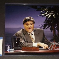 🔥Jay Leno autographed 8x10 Beckett COA 🔥