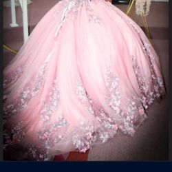Quinceañera Dress Rose Gold