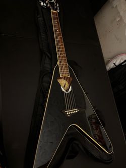 Dean Flying V Electric Guitar Black