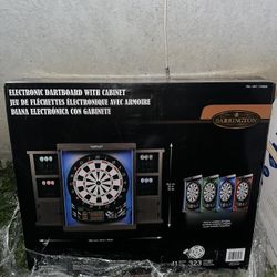 Barrington Electronic Dartboard with Cabinet 