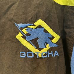 Vintage Gotcha Windbreaker Nylon Jacket Men’s Size XL New With Tag 