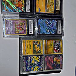 Pokémon Collection All Holo Full Binder And Slabs
