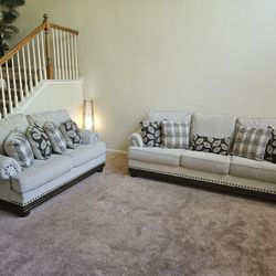 Sofa and Loveseat