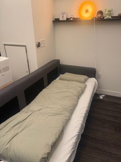 IKEA FRIHETEN grey sleeper sofa