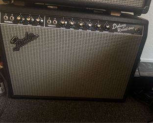 Fender deluxe reverb amplifier 1965 reissue.