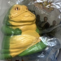 Vintage 2005 Star Wars Burger King Jabba The Hutt Collectible Toy Figure