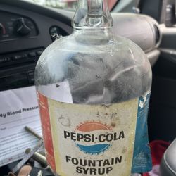 pepsi cola fountain syrup bottle 1gallon