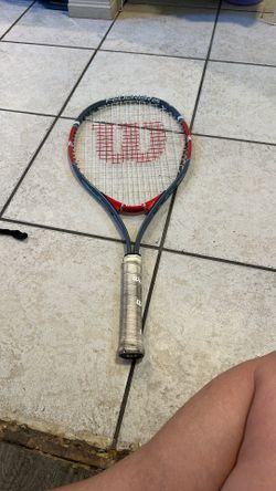 Blue And Red Wilson Racketball Racket