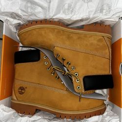 Timberland Premium 6-Inch Waterproof Boots – Wheat Nubuck (Men’s Size 11)