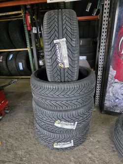 305 30 26 4 new tires with installation and balance for $750