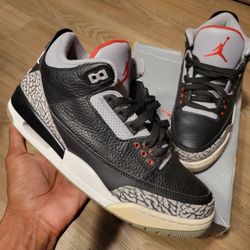 JORDAN RETRO 3 BLACK CEMENT