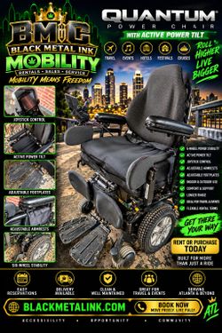 Quantum power chair with tilt: