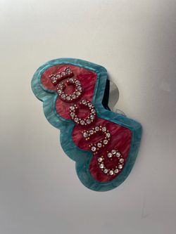 Rhinestone '15' Hair Claw Clip