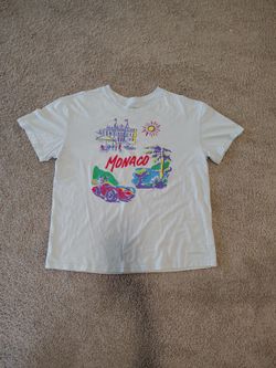 Mighty Fine, shirt, Monaco embroidered, Men size M, women , oversized,