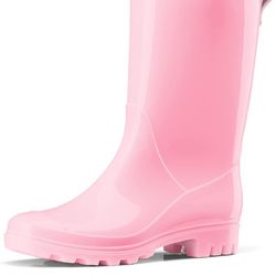New Pink Rain boots 