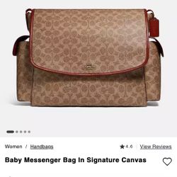 Coach diaper bag