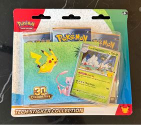Pokémon 30th Celebration Tech Sticker Collection