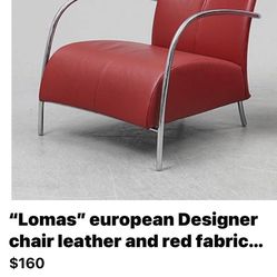 Red Lomas Designer Chair - By Gijs Papavoine