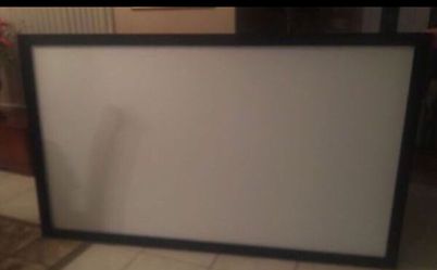 92” framed movie screen