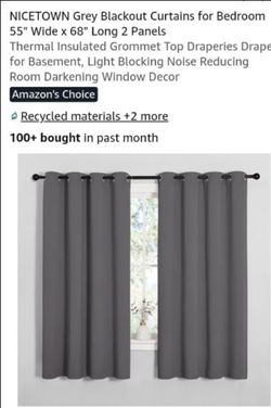 Blackout curtains