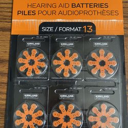 Hearing Aid Batteries 48 pack Size 13