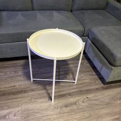 White Metal Table
