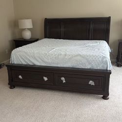 King Bed From Ashley Store For Sale