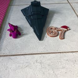 Axolotl, 67 Ornament, Star Destroyer
