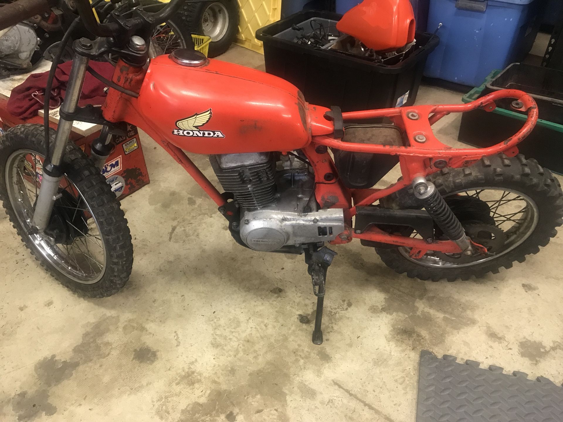 1978 HONDA XR75 XL75 PROJECTS/PARTS