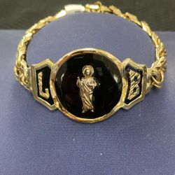 14k Gold Custom Men’s Bracelet 