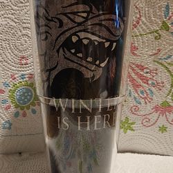 TERVIS 2016  GAME OF THRONES "WINTER IS HERE"  24 OZ  TUMBLER  CUP