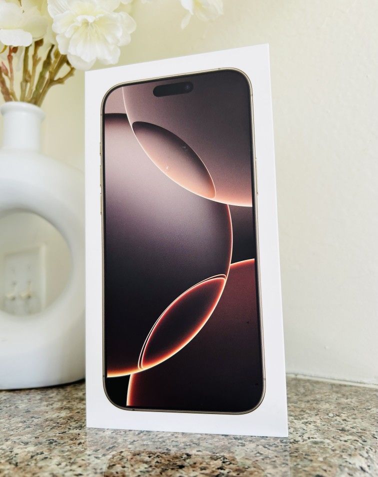 iPhone 16 Pro Max 1Tb Desert Titanium factory unlocked