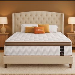 Firm price ✅Queen mattress hybrid luxury memory foam medium firm pocket spring