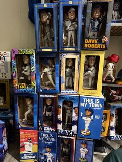 15 dodgers bobble heads and SGA for sale $400