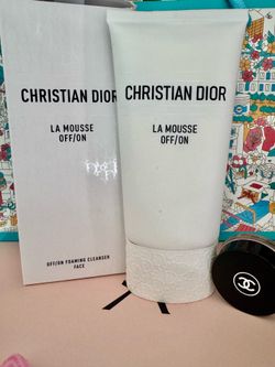 Dior face wash cleanser La mousse on off makeup remover wash new sealed AUTHENTIC