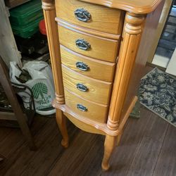 Standing Jewelry Armoire 