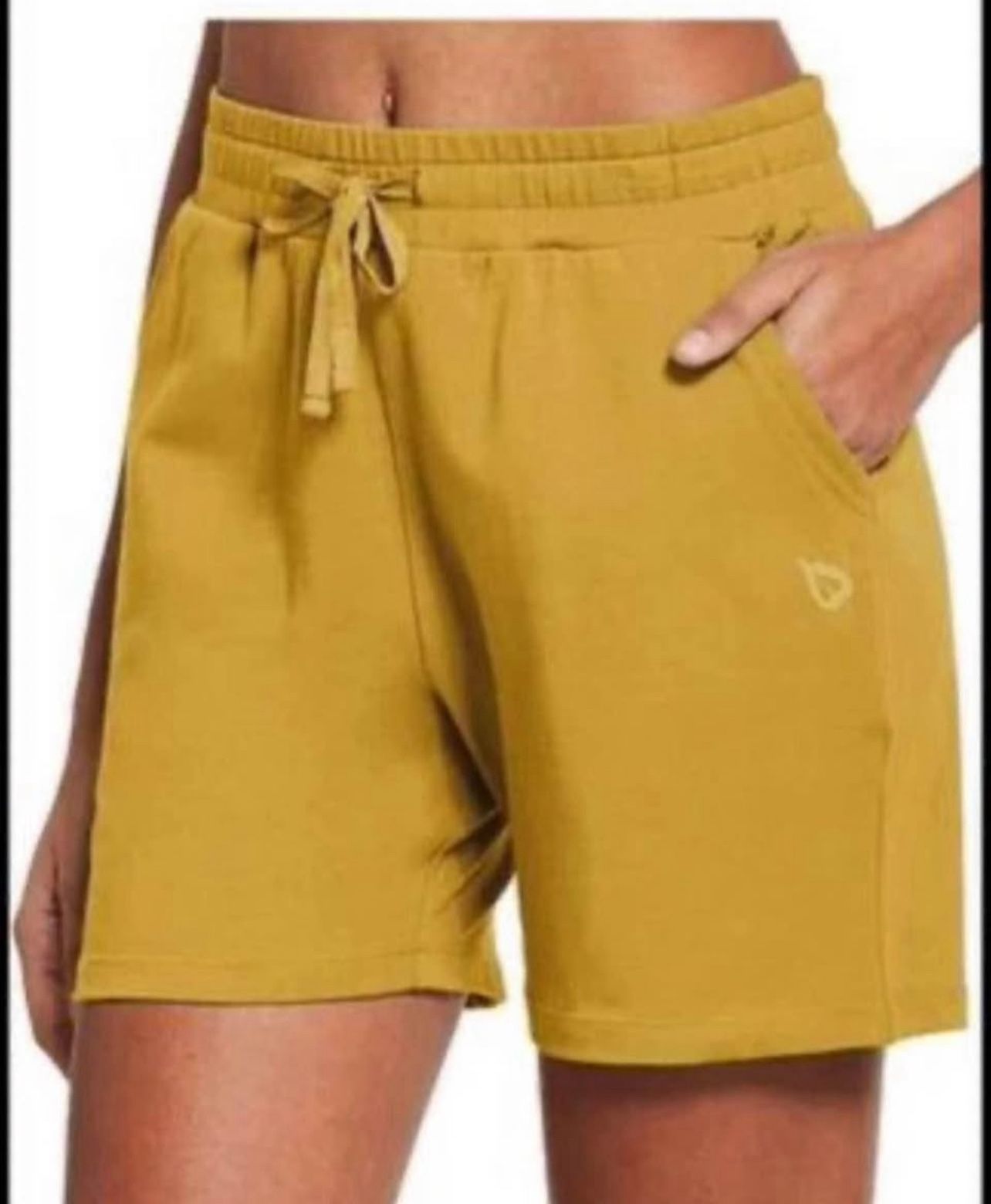 Brandnew Women's 5" Athletic Shorts Cotton Comfy Casual Summer Sweat Workout Size - Large