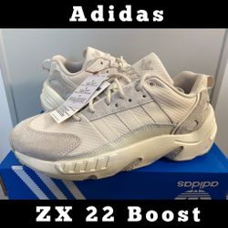 Adidas Originals ZX 22 Boost Running Shoes - Cream White Sz 11.5 New Box No Lid