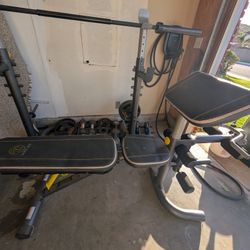 SQUAT RACK + Weight Bench Adjustable 