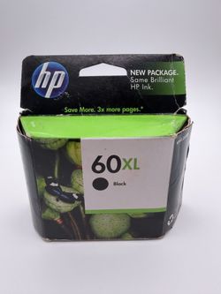 hp 60 XL black ink (unopened)