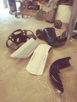 We paint motorcycle parts and more!