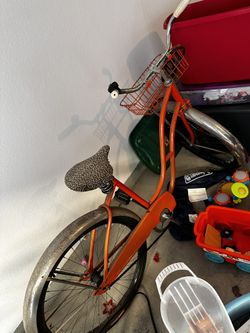 Vintage Orange Beach Cruiser