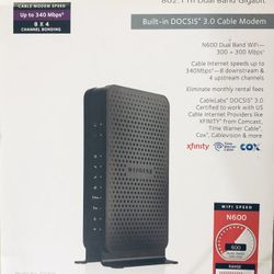 Netgear N600 Wifi Cable / Modem Router
