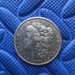 1891-P Morgan Silver Dollar