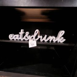 Eat&drink Sign Decor