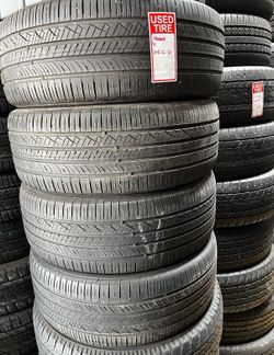 4 USED 24550R20 Hankook All Season tires for $250 installed and balance. 245 50 20 245 50 R 20 245/50/20 245/50/R20 Texas Extreme Tire Co.