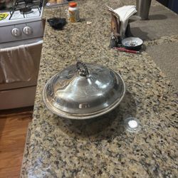 11” Silver Serving Dish