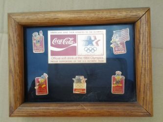1984 Coca Cola Olympic 5 Pin set