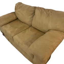 Tan Love Seat Sofa